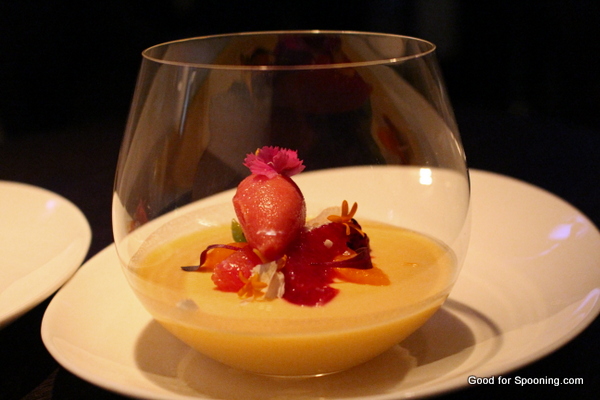 Passionfruit Panna Cotta with Blood Orange Supremes