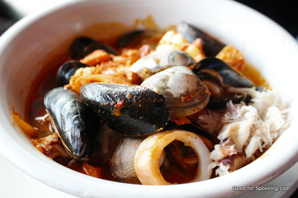 The best thing we ate on the entire trip! A Thai spiced fish stew at Etta's.