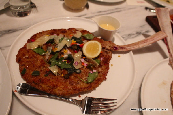 My fave dish of the night - Veal Saltimbocca