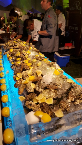 Echo & Rig's oyster display. The grilled Oysters were one of the best bites of the night!