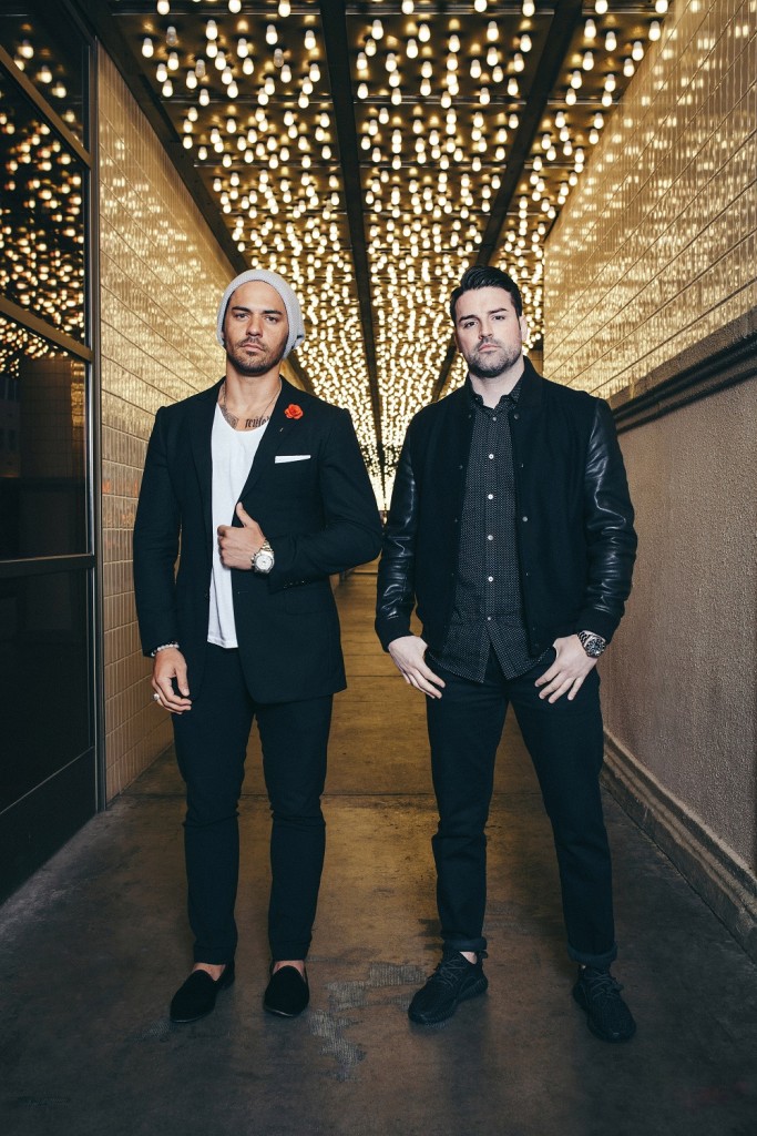 JRoc on the right and business partner Ryan Labbe of 81/82. Photo courtesy of Fingerprint Communications