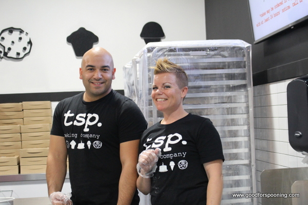 Kari and Richard Garcia opened tsp Baking Company on Friday 11 November.