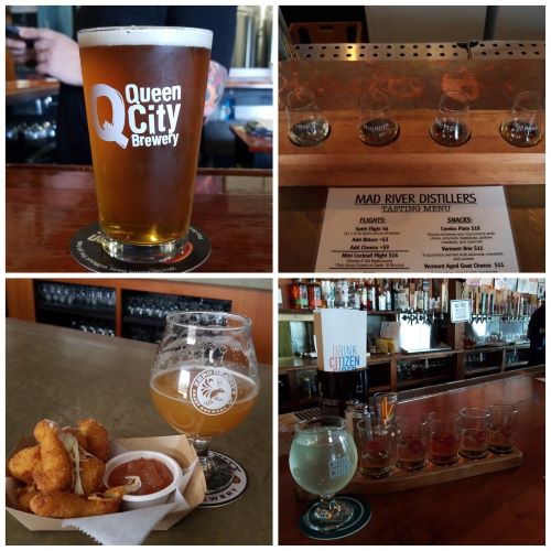 Just some of the fantastic offerings in Burlington's brewery scene.
