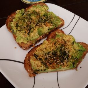 Avocado Toast with Furikake and Tajin