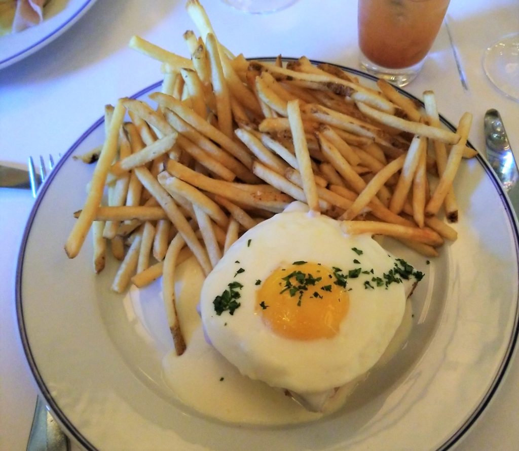 Croque Madame at Bouchon, Las Vegas